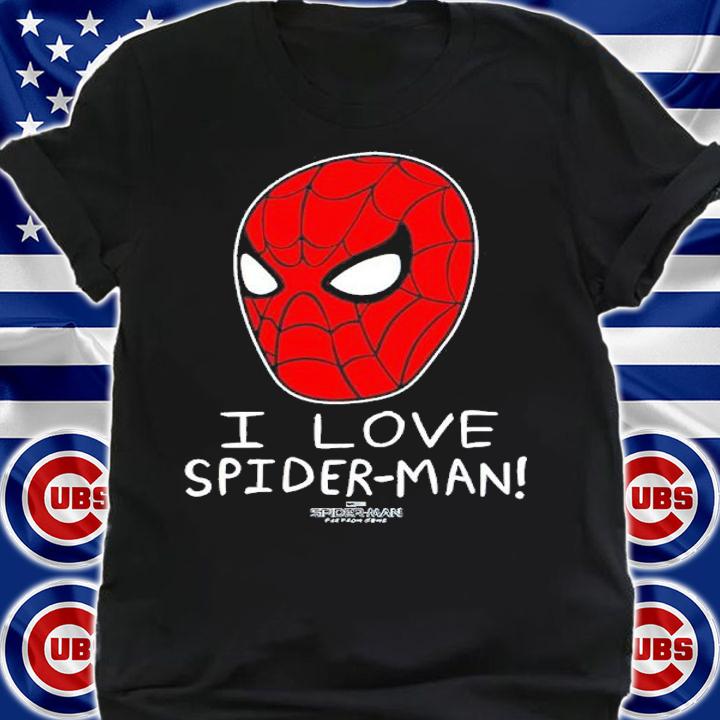 I Love Spider-Man Marvel Studios Spider-Man Shirt