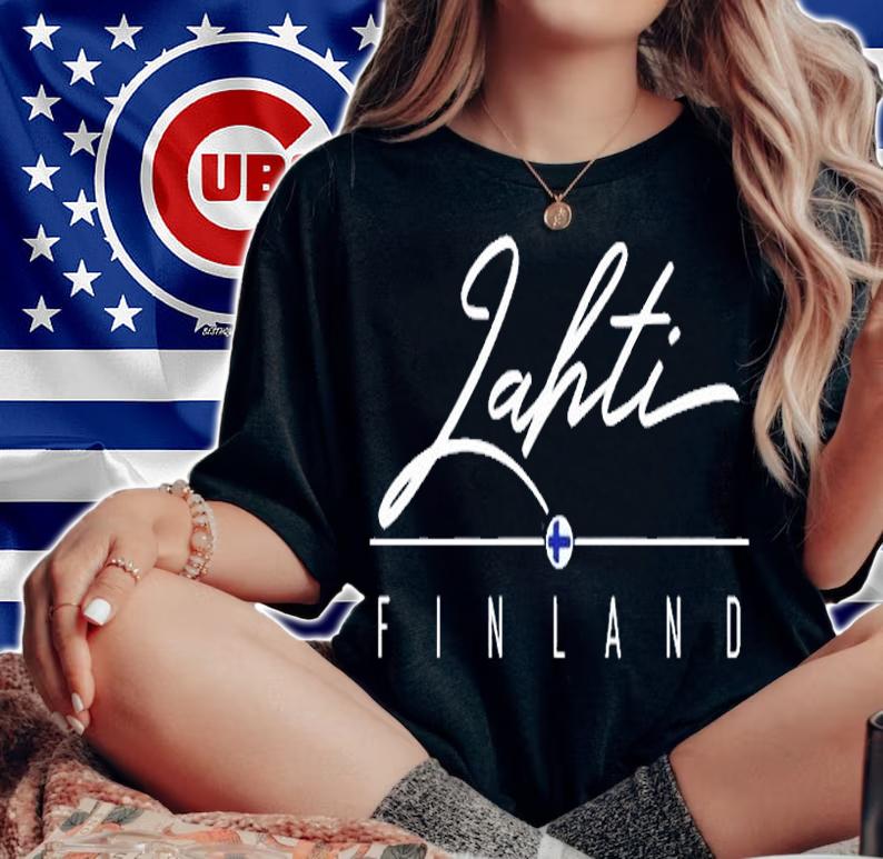 Lahti Finland Pullover Finnish T-Shirt woman shirt