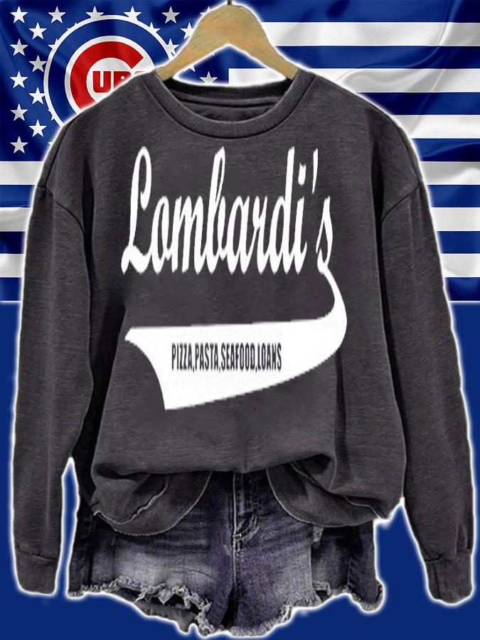 Lombardis Pizza Pasta Seafood Loans T-Shirt sweatshirt