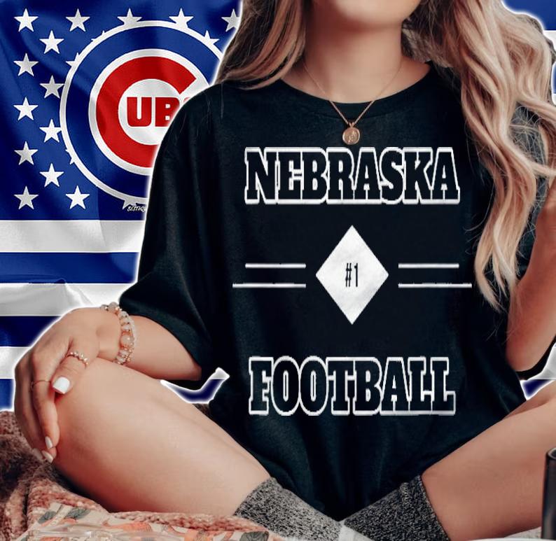 Nebraska 1 Football Fans Gift T-shirt