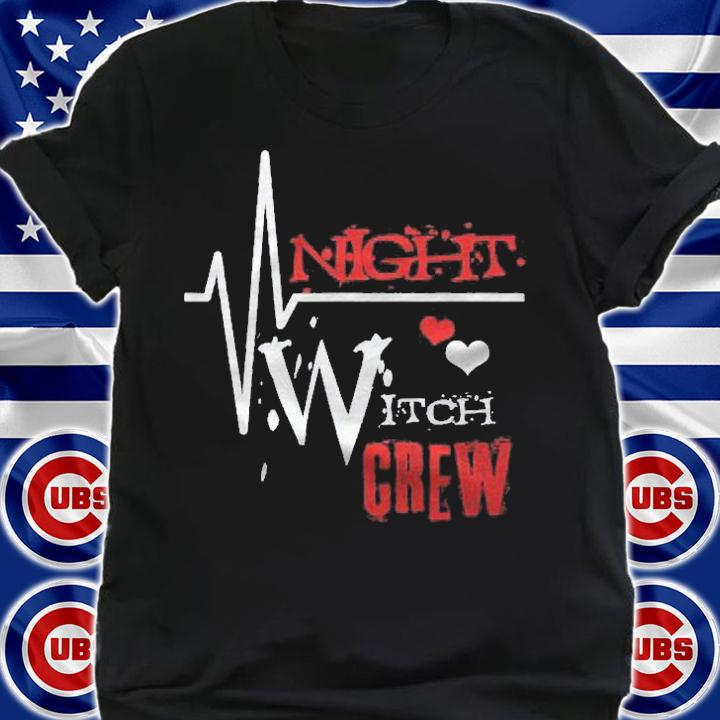 Night Witch Crew For Nurses Witch Halloween Shirt shirt