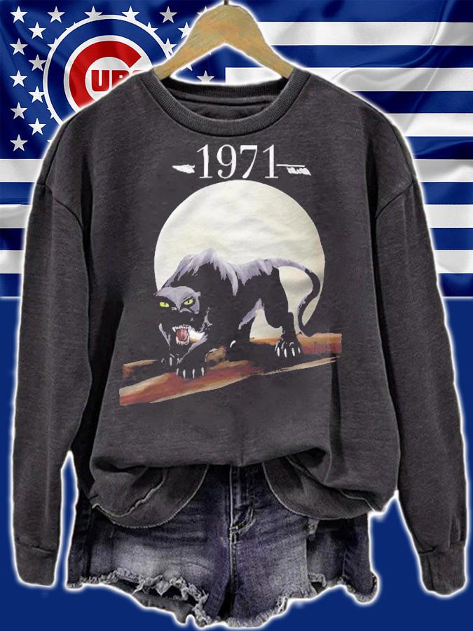 Panther moon 1971 T-shirt sweatshirt