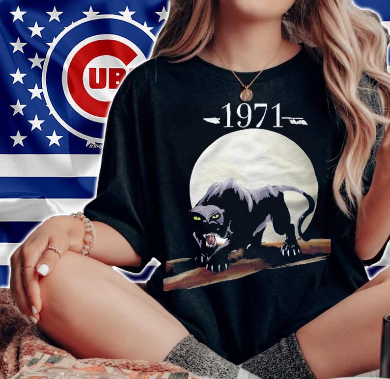Panther moon 1971 T-shirt woman shirt