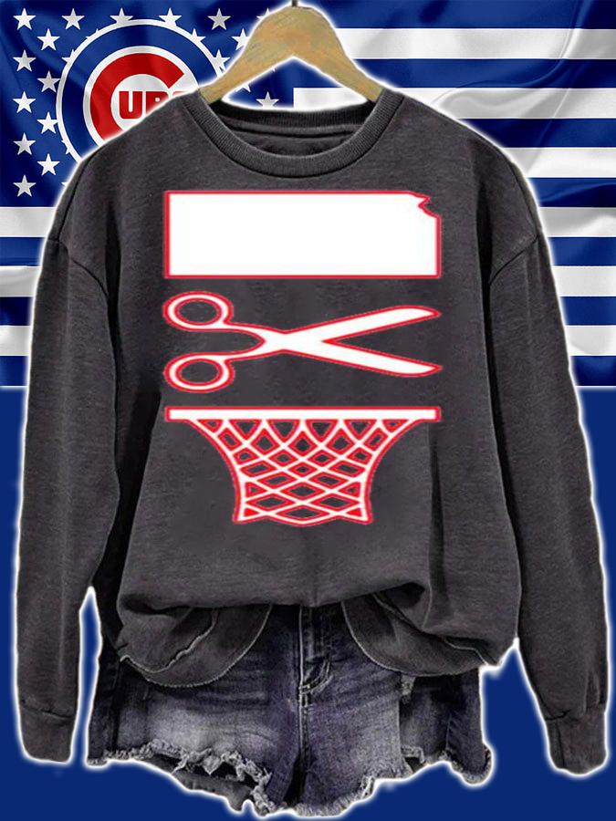 Rock Chalk Blog Kansas Cuts Nets T-Shirt sweatshirt
