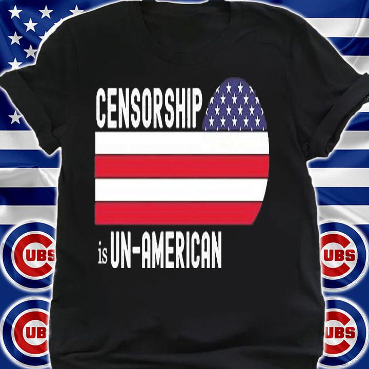 Censorship Is Un American Anti Cancel Culture Conservative T-Shirt shirt