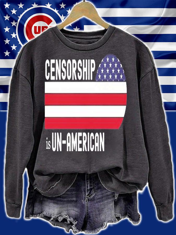 Censorship Is Un American Anti Cancel Culture Conservative T-Shirt sweatshirt