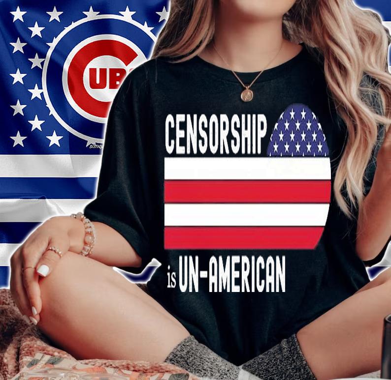 Censorship Is Un American Anti Cancel Culture Conservative T-Shirt woman shirt