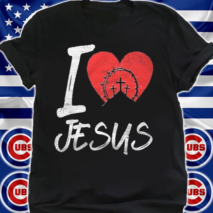 I Heart Jesus Crown Of Thorns Shirt shirt