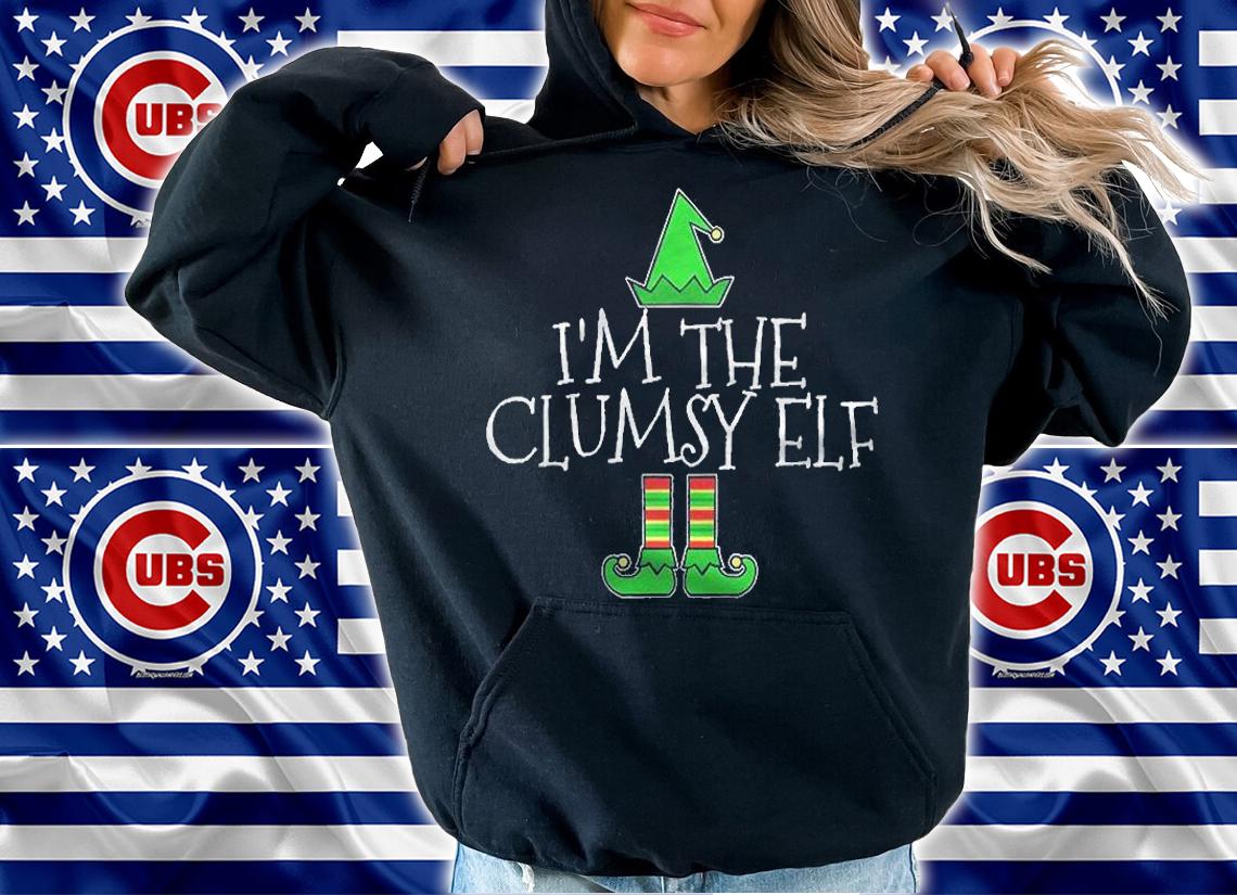 Im The Clumsy Elf Matching Family Group Christmas Shirt hoodie