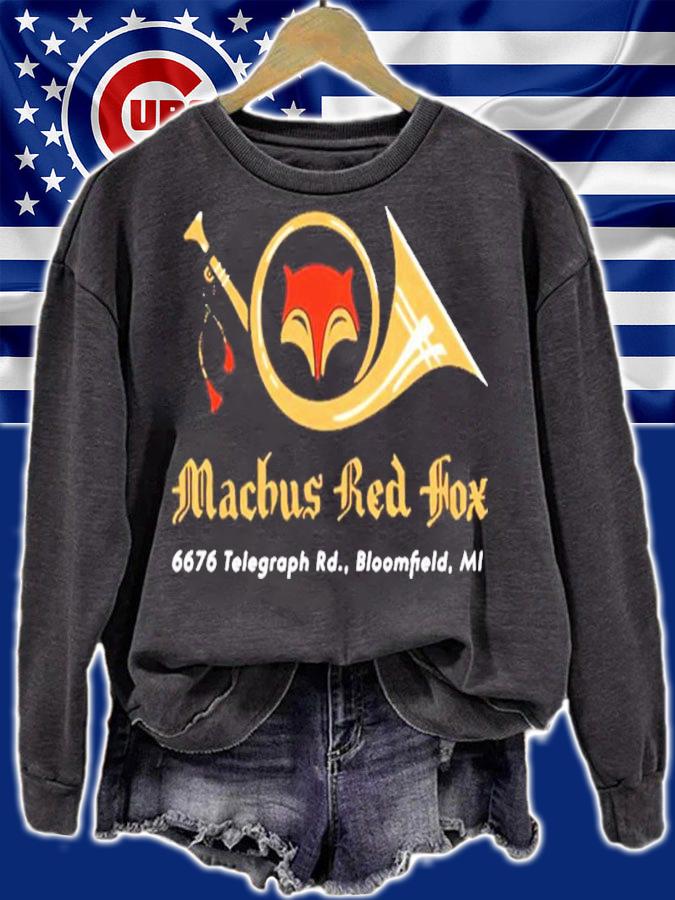 Machus Red Fox shirt sweatshirt
