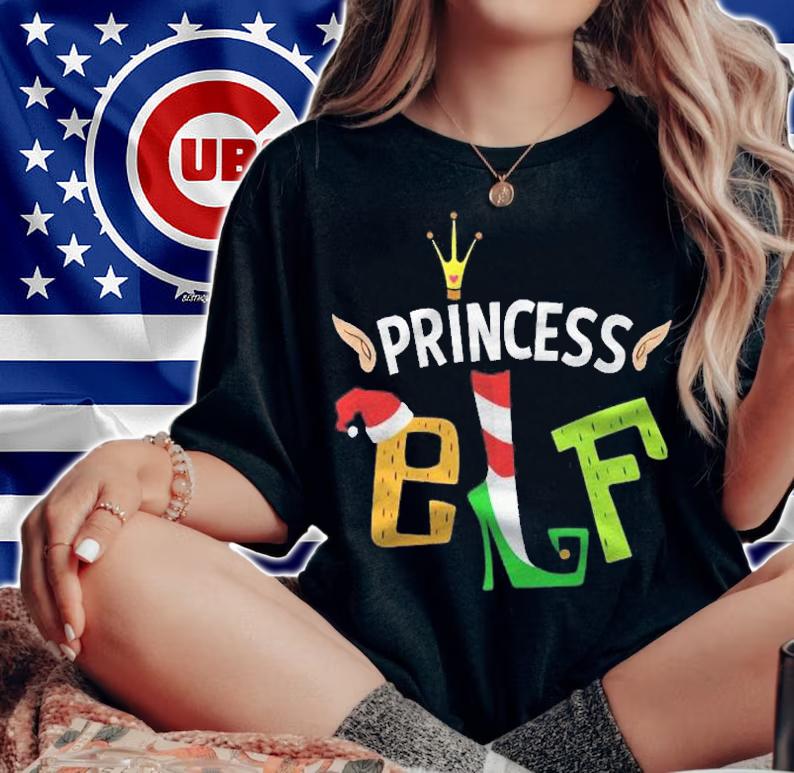 Princess Elf Elf Squad Family Christmas Matching Shirt woman shirt