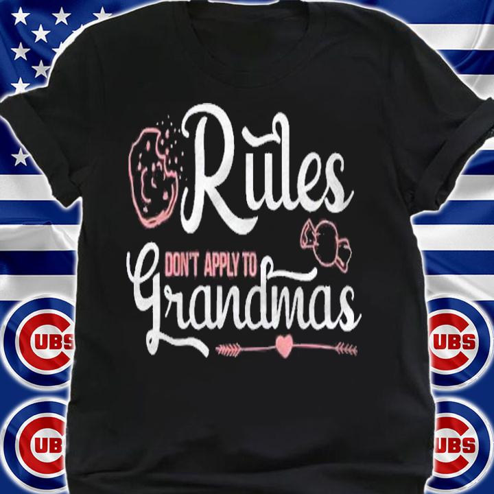 Rules Dont Apply To Grandma Funny Grandmother Gift Granny Shirt shirt