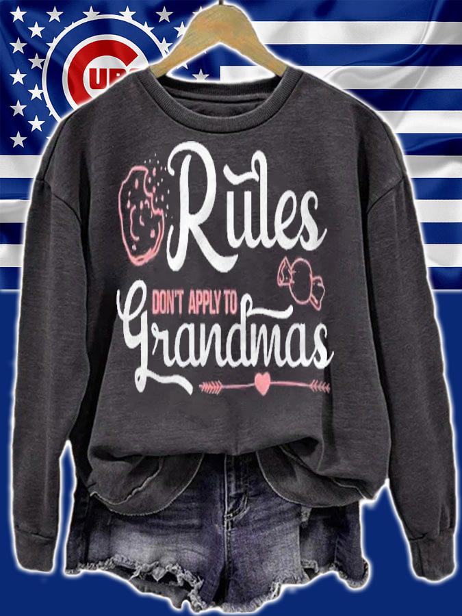 Rules Dont Apply To Grandma Funny Grandmother Gift Granny Shirt sweatshirt