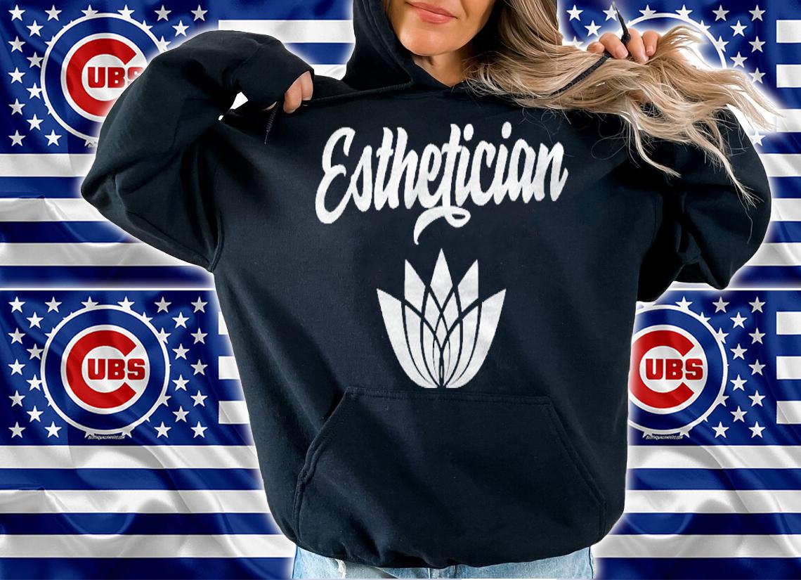 Estheticians Professional Team Facialist Lotus Flower Shirt hoodie