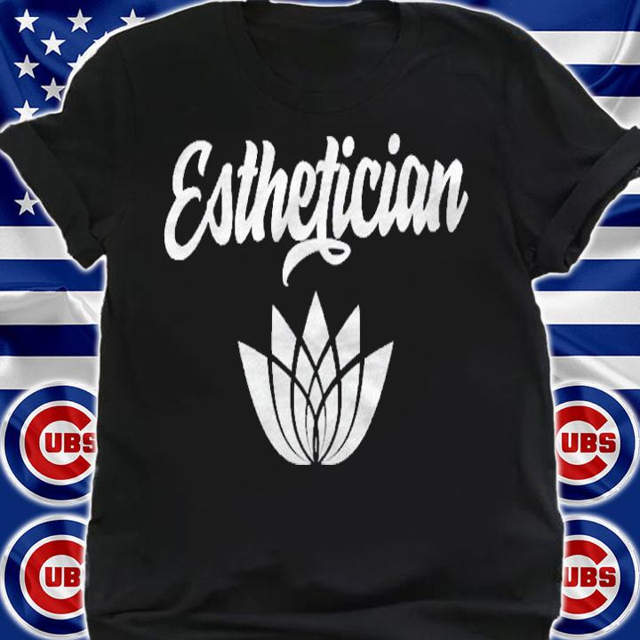 Estheticians Professional Team Facialist Lotus Flower Shirt shirt