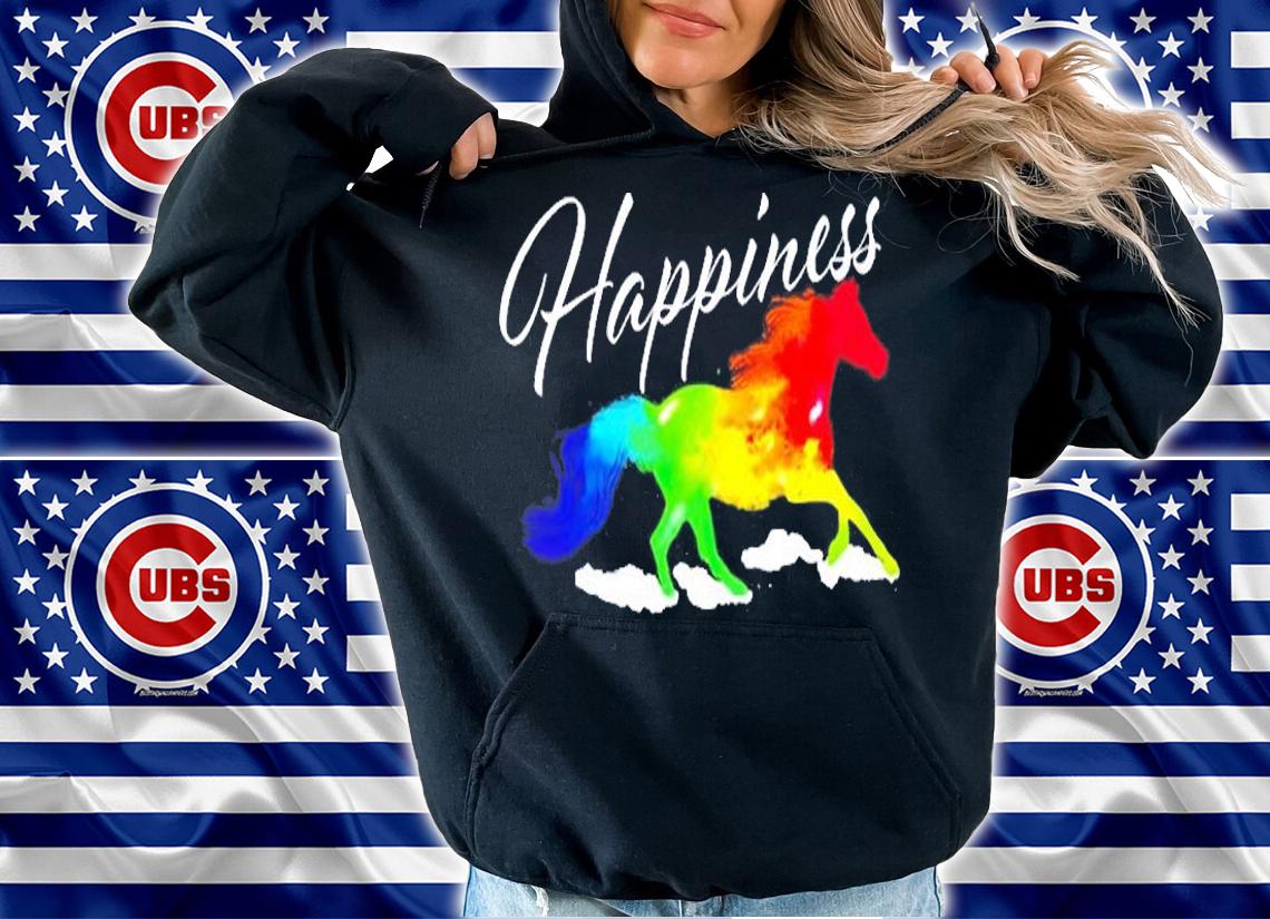 Happiness Horse Lover Equestrian Horseback Rider T-Shirt hoodie