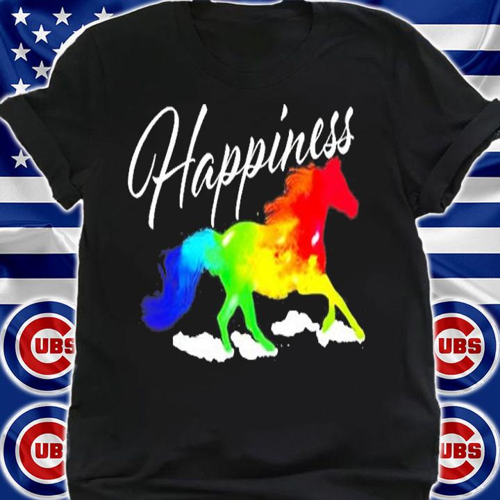 Happiness Horse Lover Equestrian Horseback Rider T-Shirt shirt