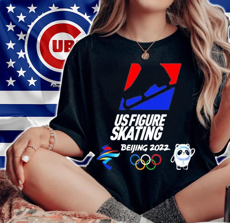 Us Usa Figure Skating Team Winter Olympic 2022 T-Shirt woman shirt