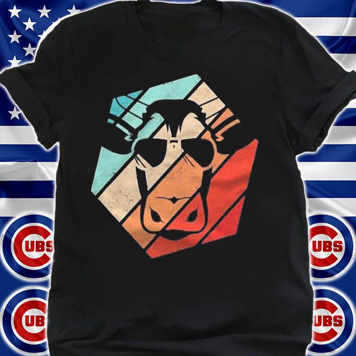 Cow Retro Style Vintage Cow Wearing Sunglasses Shirt shirt