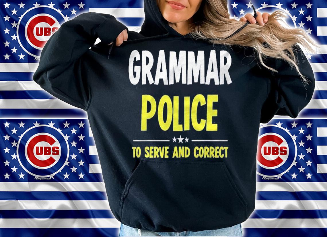 Grammar Police Women And Kids Funny Costume Idea shirt