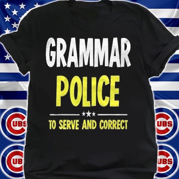 Grammar Police Women And Kids Funny Costume Idea shirt