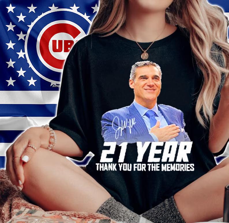 Jay Wright Retirement After 21 Year Career Thank You For The Memories Signature T-Shirt woman shirt