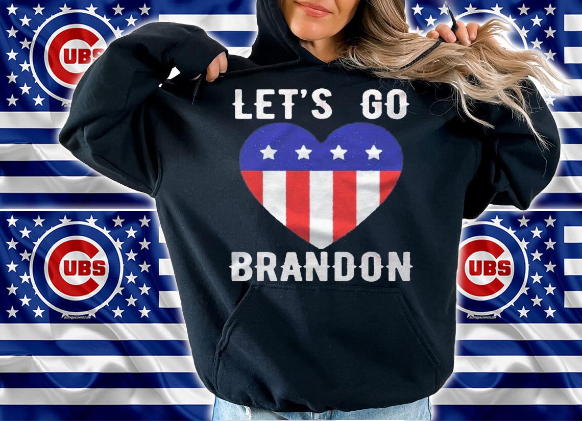 Lets Go Brandon Love Heart Us Flag Funny Gift Idea 80S 2024 Ver2 Shirt hoodie