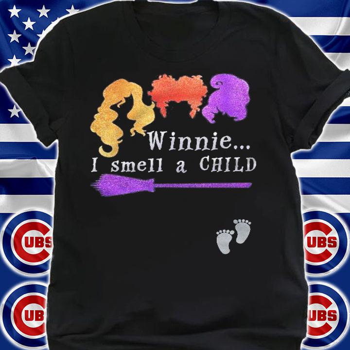Pregnancy Halloween Costume For Women Winnie I Smell A Child Shirt shirt