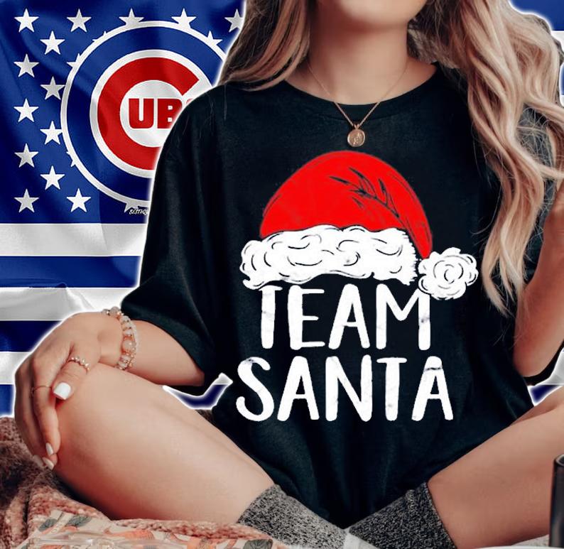 Team Santa Christmas Costume Gift Matching Family Claus Xmas T-Shirt