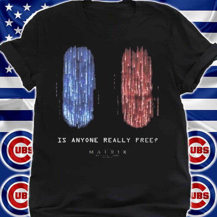 The Matrix Resurrections Red and Blue Pill T-shirt