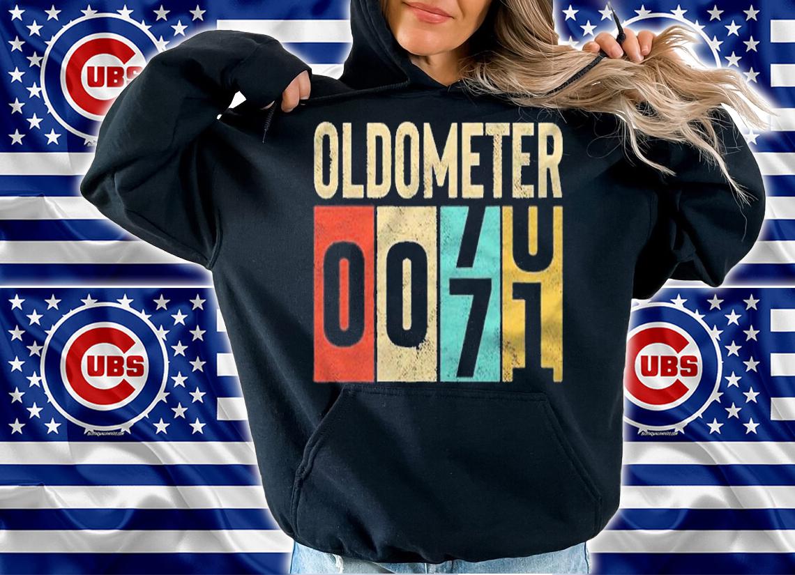 Funny 71 Years Old Oldometer Vintage 71St Birthday Odometer Shirt