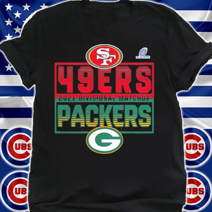 Green Bay Packers Vs. San Francisco 49ers NFL Playoffs Divisional Matchup Stacked Rivalry 2021 Shirt shirt