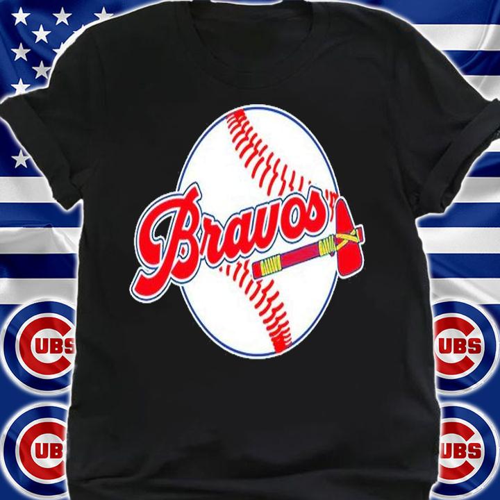 Let's Go Bravos Baseball Nickname T-Shirt