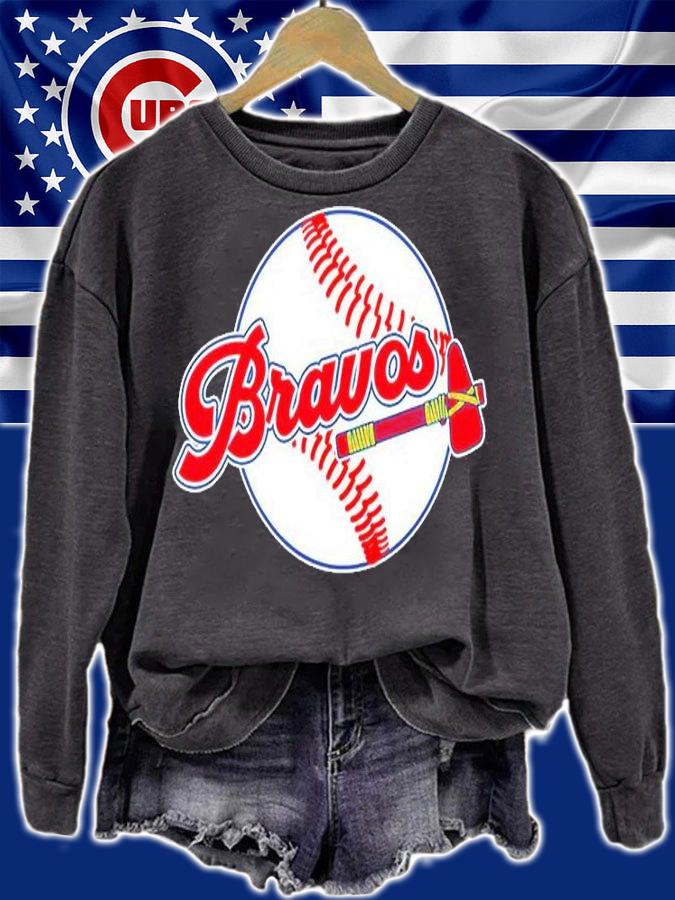 Let's Go Bravos Baseball Nickname T-Shirt