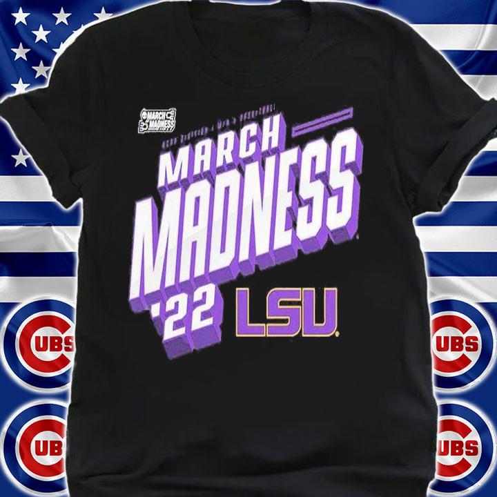 LSU Tigers 2022 NCAA Division I Men's Basketball March Madness T-Shirt shirt