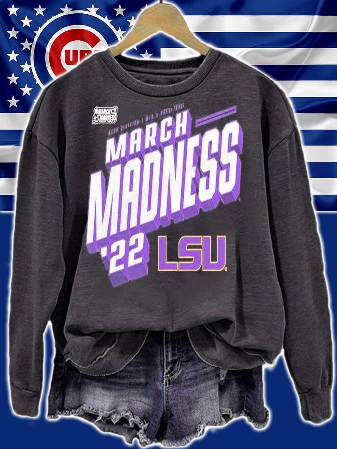 LSU Tigers 2022 NCAA Division I Men's Basketball March Madness T-Shirt sweatshirt