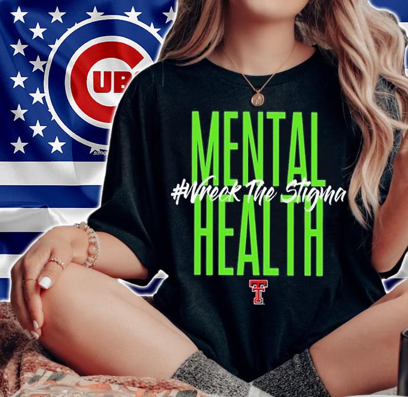 Mental Health Wreck The Stigma T-Shirt woman shirt