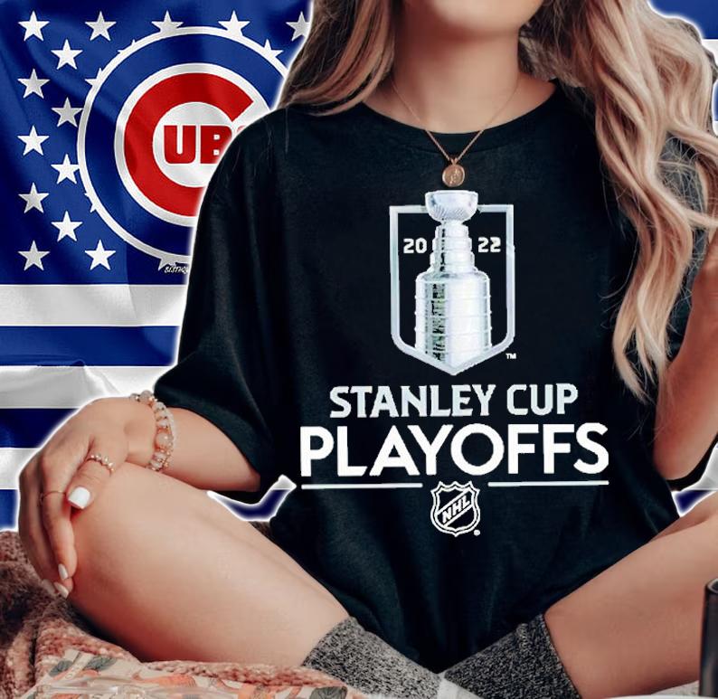 NHL new logo Stanley Cup Playoffs 2022 T-T-Shirt woman shirt