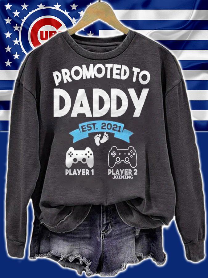 Promoted To Daddy Est 2021 Gamer Soon To Be Dad shirt