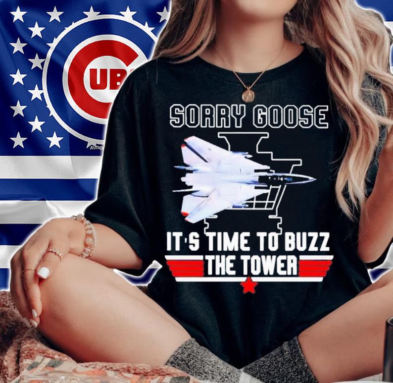 Sorry Goose It's Time To Buzz The Tower Top Gun Shirt