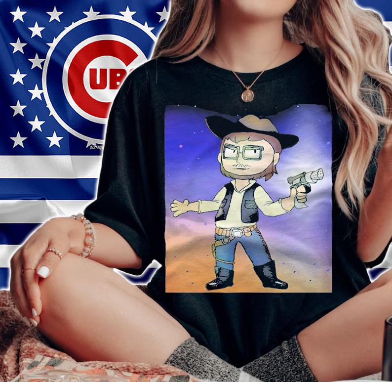 Space cowboy dad T-shirt