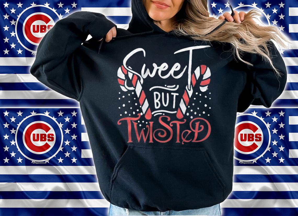 Sweet but twisted candy cane Christmas T-shirt hoodie