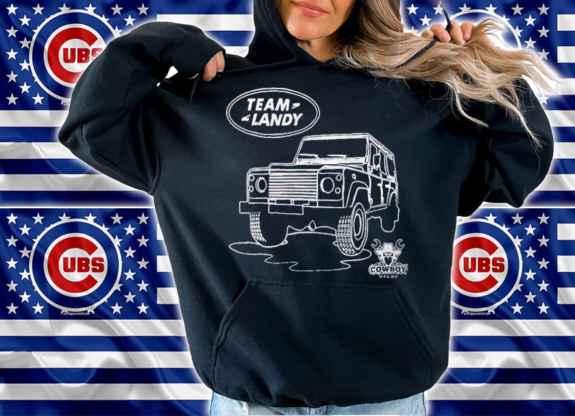 Team Landy Cowboy logo T-shirt hoodie