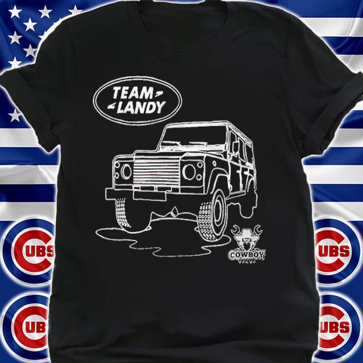 Team Landy Cowboy logo T-shirt shirt