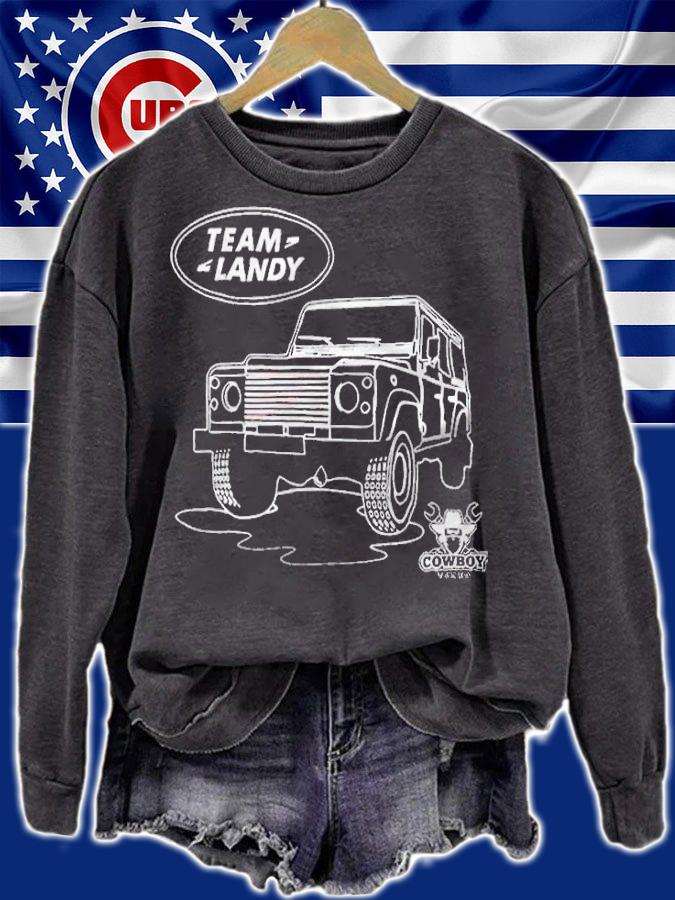 Team Landy Cowboy logo T-shirt sweatshirt