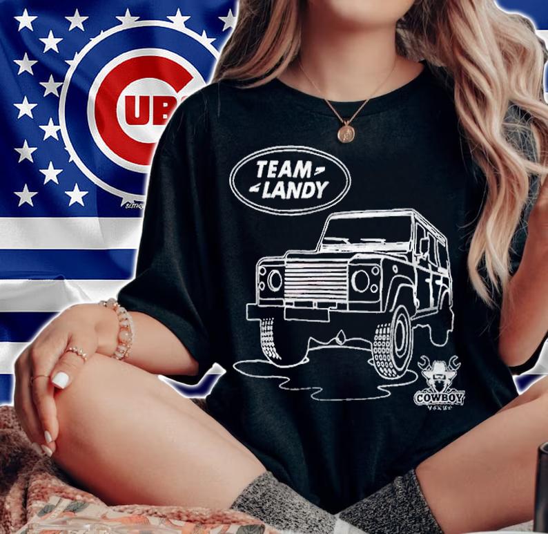 Team Landy Cowboy logo T-shirt woman shirt