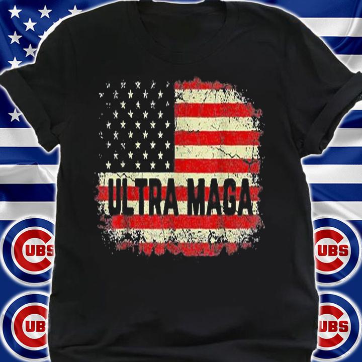 Ultra Maga America Flag Vintage T-Shirt shirt