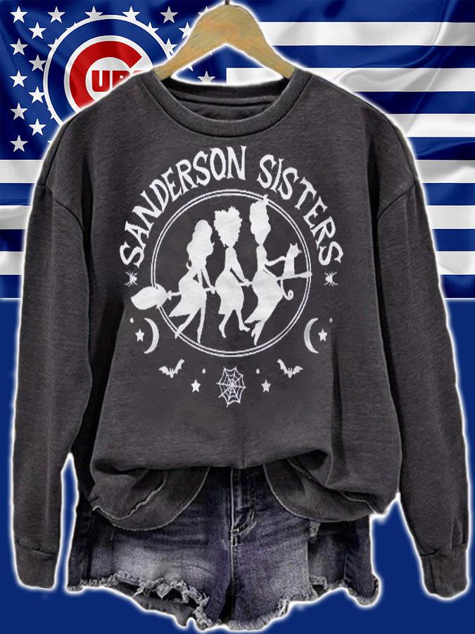 Womens Hocus Pocus Sanderson Sisters Silhouette Logo Shirt sweatshirt