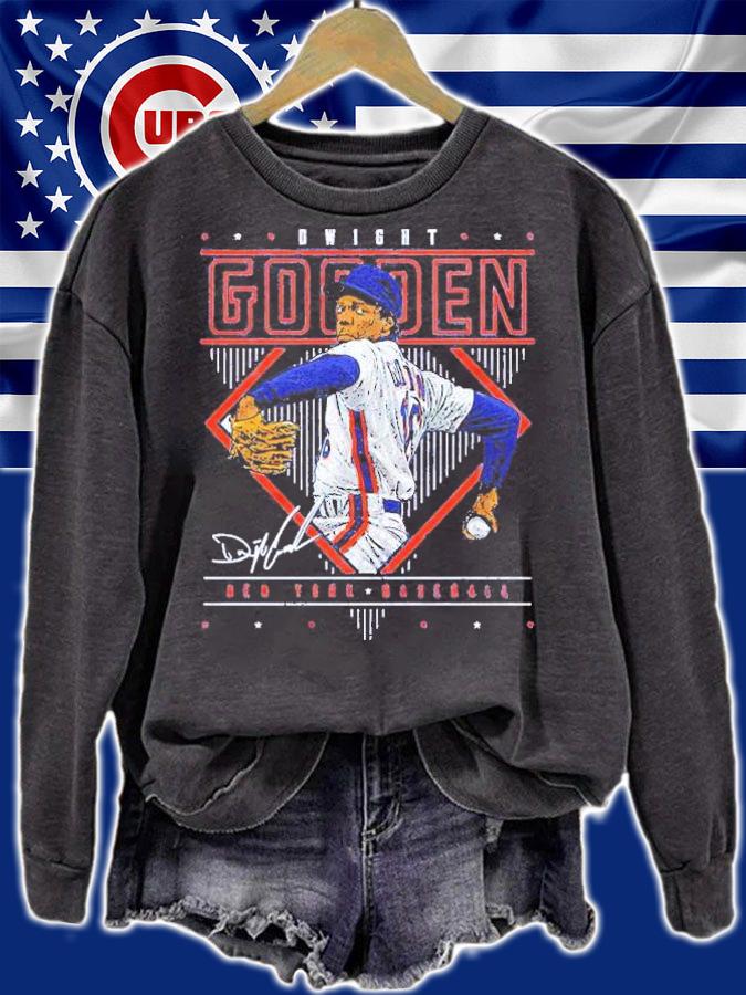 Dwight Gooden New York M Triangle Name Shirt sweatshirt