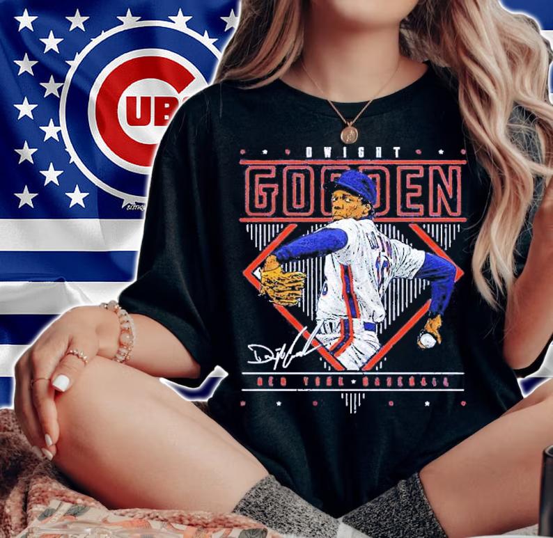 Dwight Gooden New York M Triangle Name Shirt woman shirt